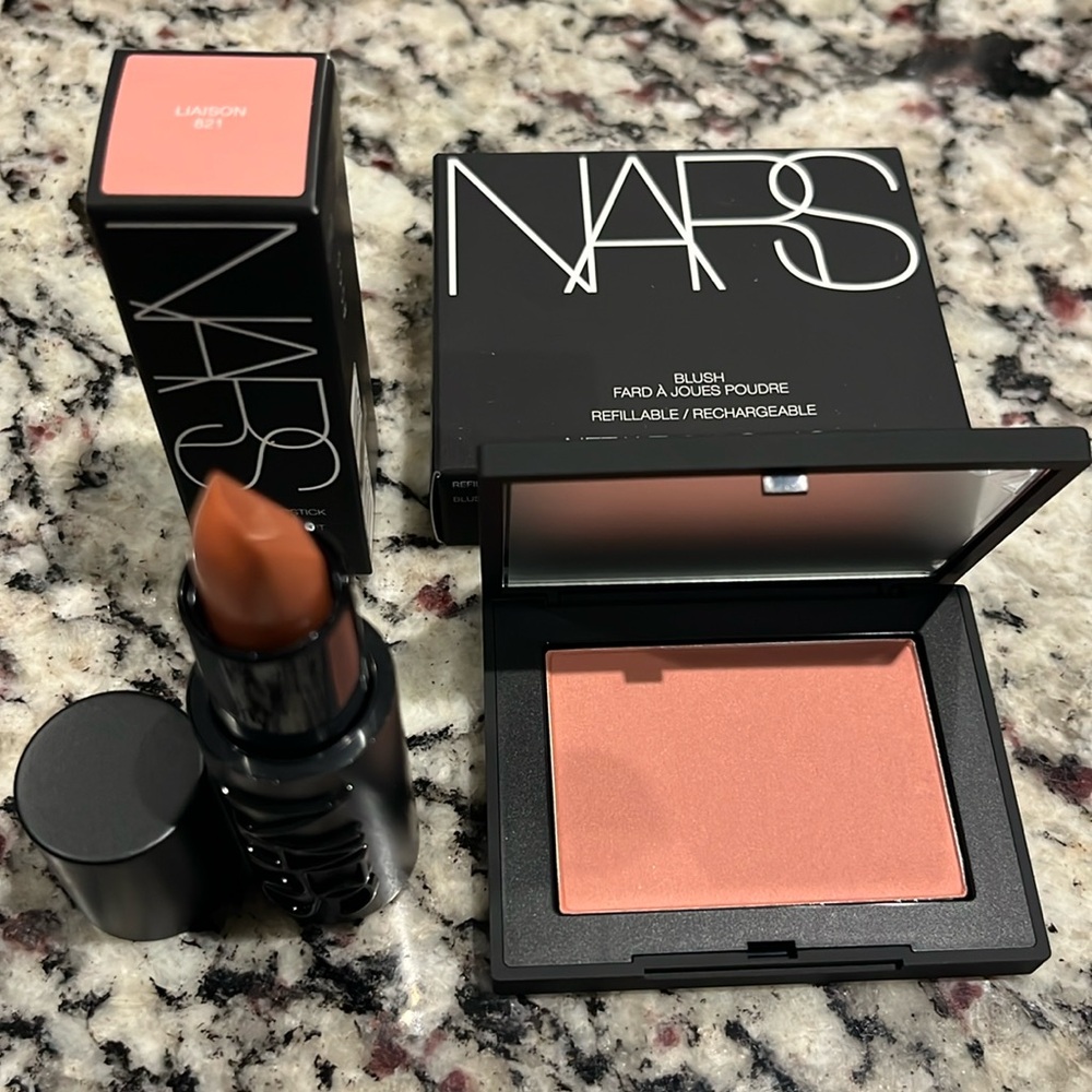 2 NARS Blush shade Behave + NARS New Lipstick shade Liason